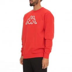 Kappa US Logo Fleece Dafok Sweatshirt - Red Men
