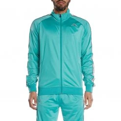 Kappa US Logo Tape Artem 2 Track Jacket - Teal