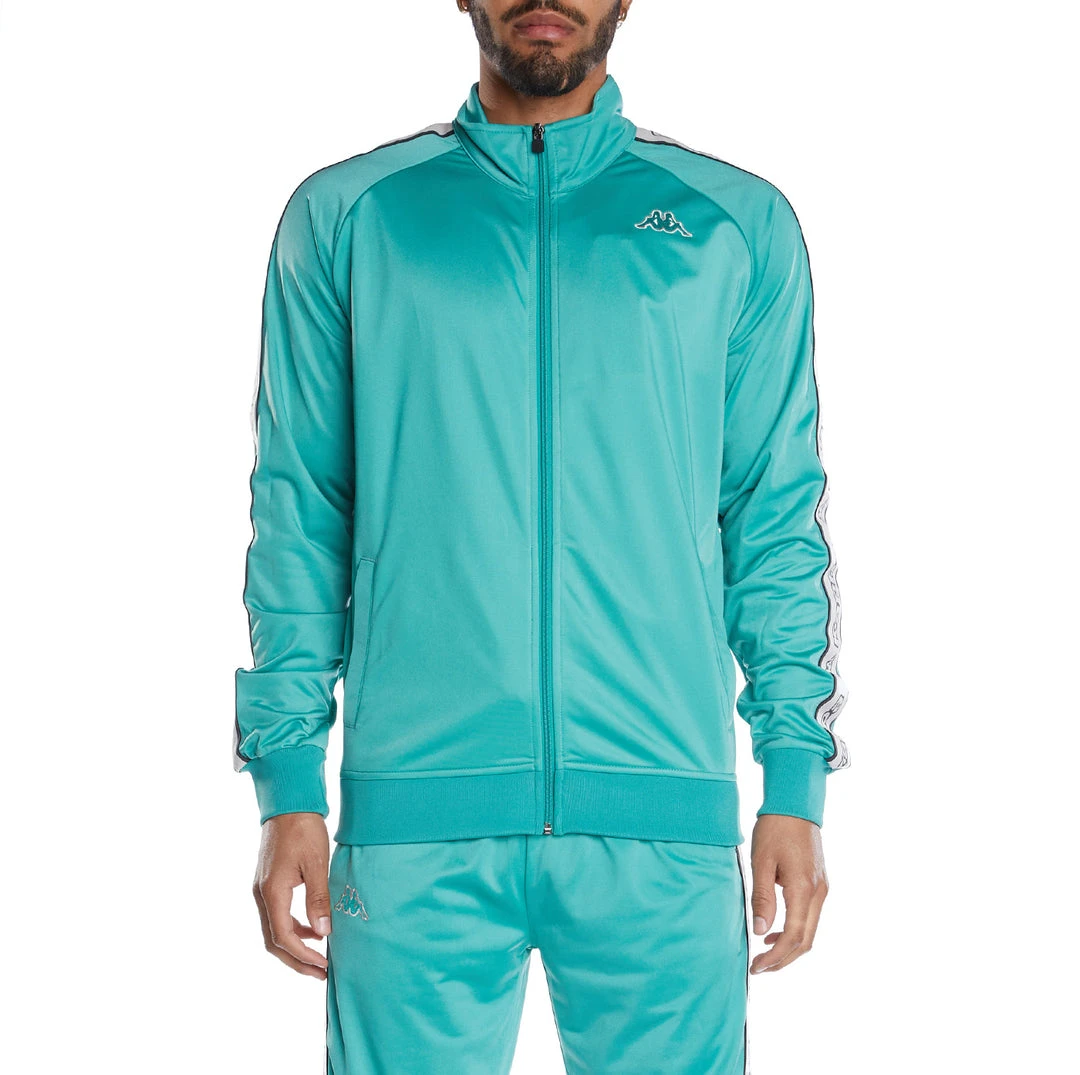 Kappa US Logo Tape Artem 2 Track Jacket - Teal 3 Kappa US Logo Tape Artem 2 Track Jacket - Teal