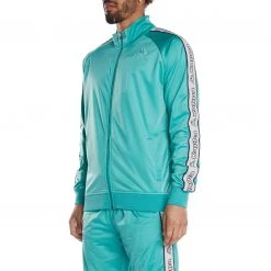 Kappa US Logo Tape Artem 2 Track Jacket - Teal 7 Kappa US Logo Tape Artem 2 Track Jacket - Teal