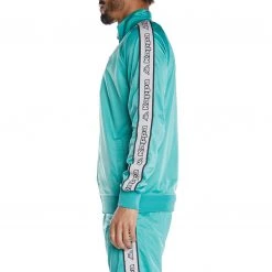 Kappa US Logo Tape Artem 2 Track Jacket - Teal 8 Kappa US Logo Tape Artem 2 Track Jacket - Teal