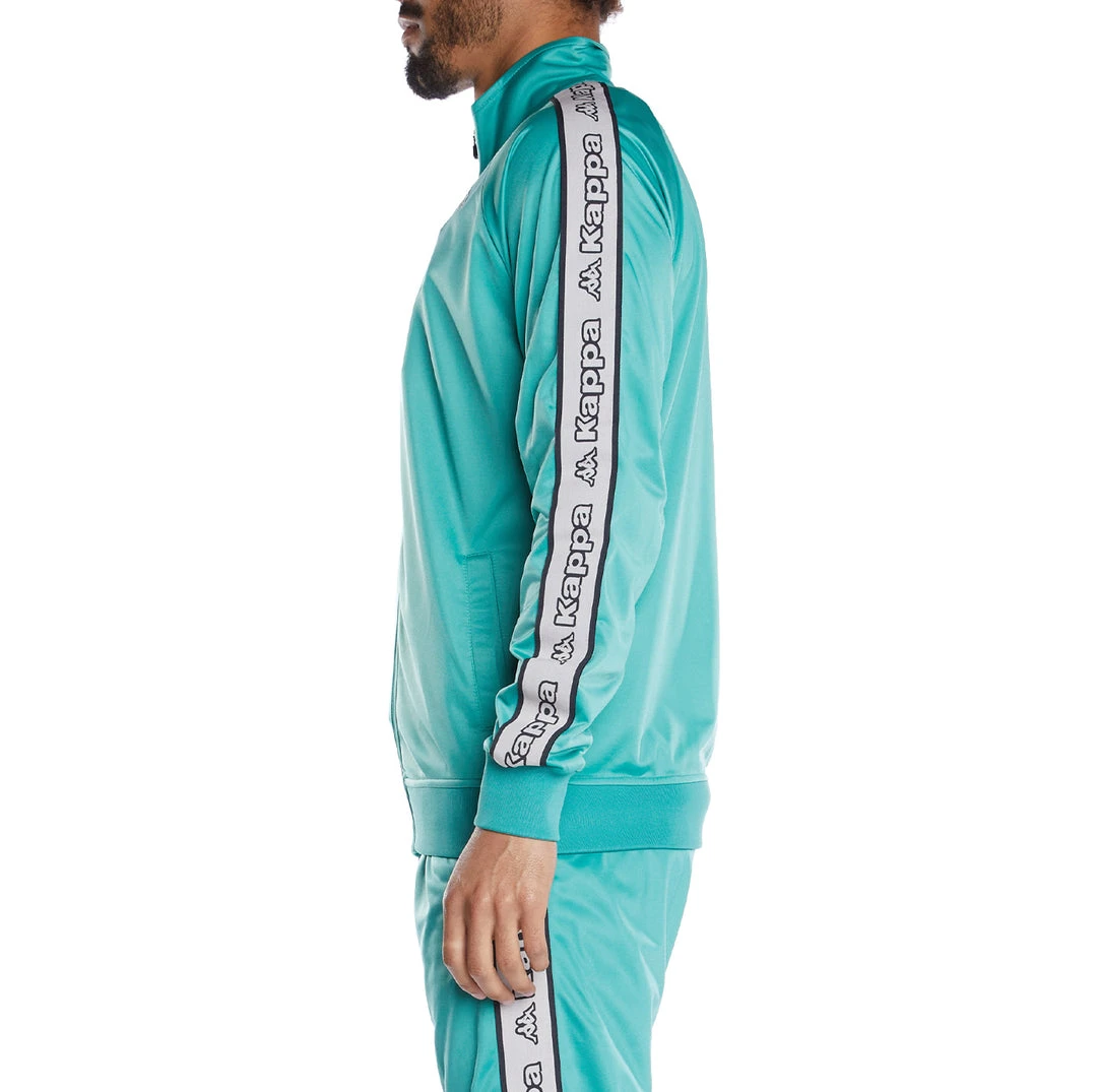 Kappa US Logo Tape Artem 2 Track Jacket - Teal 5 Kappa US Logo Tape Artem 2 Track Jacket - Teal