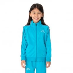 Kappa US Kids Logo Tape Artem 2 Track Jacket - Blue