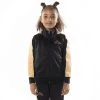 Kappa US Kids Logo Tape Artem 2 Track Jacket - Black Smoke Orange