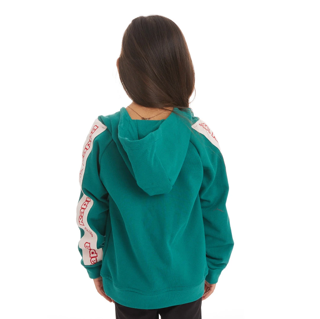 Kappa US Kids Logo Tape Apet 2 Hoodie - Dark Green 6 Kappa US Kids Logo Tape Apet 2 Hoodie - Dark Green