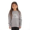 Kappa US Kids Logo Tape Apet 2 Hoodie - Grey