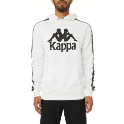 Kappa US 222 Banda Hurtado 2 Hoodie - White Black