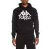 Kappa US 222 Banda Hurtado 2 Hoodie - Black White