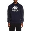 Kappa US 222 Banda Hurtado 2 Hoodie - Navy Black Men 1 Kappa US 222 Banda Hurtado 2 Hoodie - Navy Black Men
