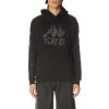 Kappa US Men 222 Banda Hurtado 2 Hoodie - Black Jet