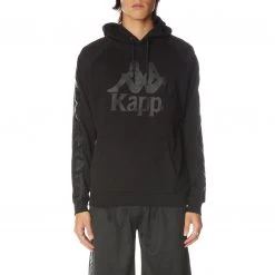 Kappa US Men 222 Banda Hurtado 2 Hoodie - Black Jet