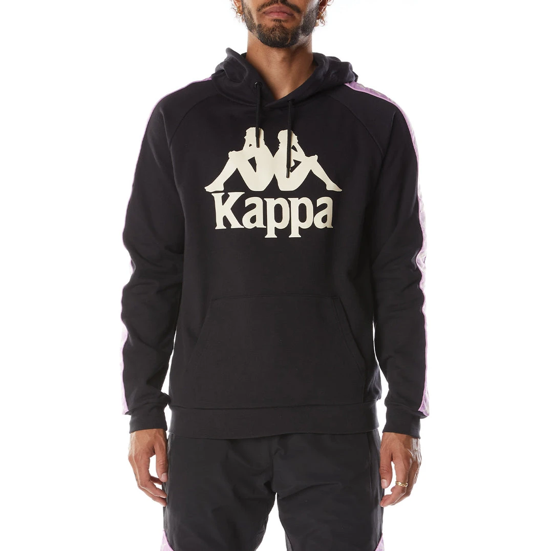 Kappa US 222 Banda Hurtado 2 Hoodie - Black Smoke Violet 3 Kappa US 222 Banda Hurtado 2 Hoodie - Black Smoke Violet