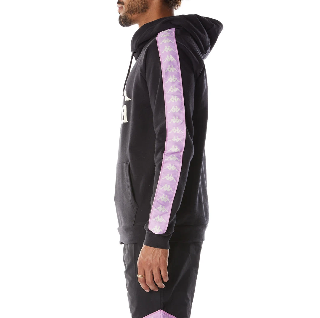 Kappa US 222 Banda Hurtado 2 Hoodie - Black Smoke Violet 5 Kappa US 222 Banda Hurtado 2 Hoodie - Black Smoke Violet