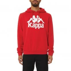 Kappa US Authentic Esmio 2 Hoodie - Red