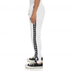 Kappa US 222 Banda Alanz 2 Sweatpants - White Black