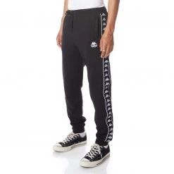 Kappa US 222 Banda Alanz 2 Sweatpants - Black White