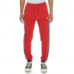 Kappa US 222 Banda Alanz 2 Sweatpants - Red Black