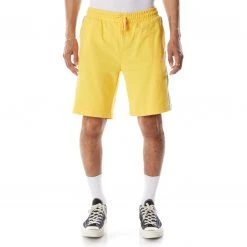 Kappa US 222 Banda Marvz 2 Shorts - Yellow Light Blue Men