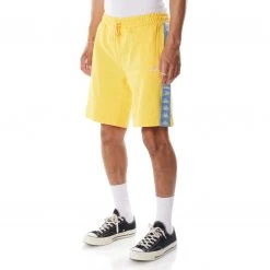 Kappa US 222 Banda Marvz 2 Shorts - Yellow Light Blue Men