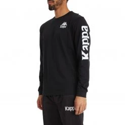 Kappa US Authentic Ruiz 2 T-Shirt - Black Smoke Orange