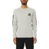Kappa US Authentic Ruiz 2 Long Sleeve T-Shirt - Grey Men 2 Kappa US Authentic Ruiz 2 Long Sleeve T-Shirt - Grey Men