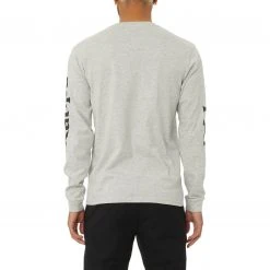 Kappa US Authentic Ruiz 2 Long Sleeve T-Shirt - Grey Men
