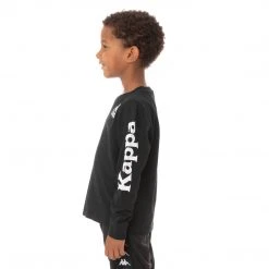 Kappa US Kids Authentic Ruiz 2 T-Shirt - Black Smoke
