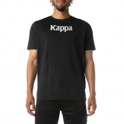 Kappa US Authentic Runis T-Shirt - Black Grey