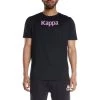 Kappa US Men Authentic Runis T-Shirt - Black Smoke Violet