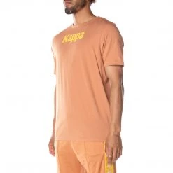 Kappa US Authentic Runis T-Shirt - Brown Sand