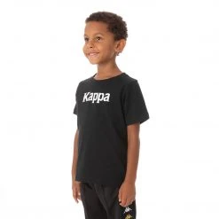 Kappa US Kids Authentic Runis T-Shirt - Black Smoke
