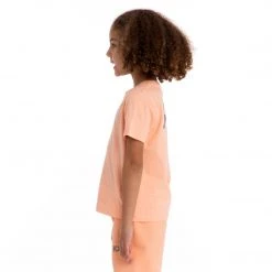 Kappa US Kids Authentic Runis T-Shirt - Peach White