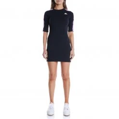 Kappa US 222 Banda Calni Dress - Black Smoke Violet Women