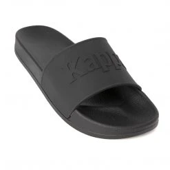 Kappa US Authentic Caesar 2 Slides - Black Footwear