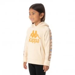Kappa US Kids 222 Banda Hurtado 3 Hoodie - Beige