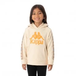Kappa US Kids 222 Banda Hurtado 3 Hoodie - Beige