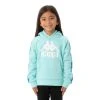 Kappa US Kids 222 Banda Hurtado 3 Hoodie - Peacock