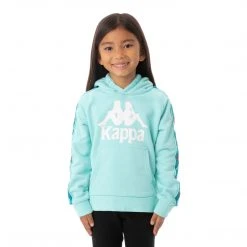 Kappa US Kids 222 Banda Hurtado 3 Hoodie - Peacock