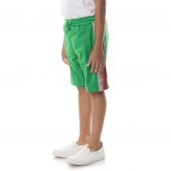 Kappa US Logo Tape Dasved Shorts - Green Kids 7 Kappa US Logo Tape Dasved Shorts - Green Kids