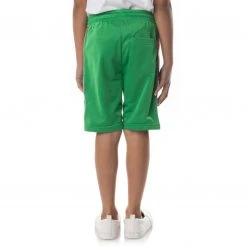 Kappa US Logo Tape Dasved Shorts - Green Kids 9 Kappa US Logo Tape Dasved Shorts - Green Kids