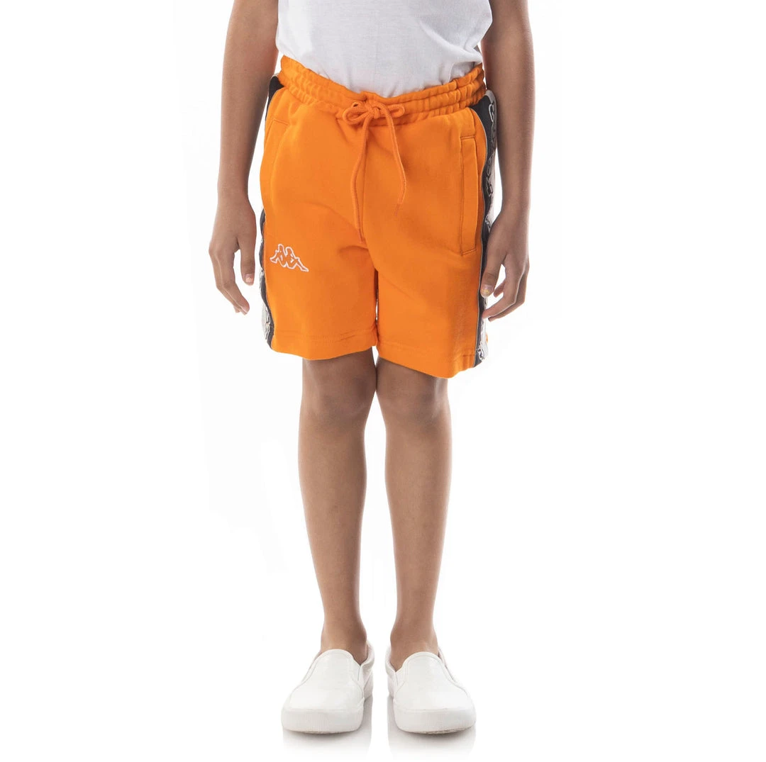 Kappa US Logo Tape Dasved Shorts - Orange 3 Kappa US Logo Tape Dasved Shorts - Orange