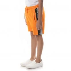 Kappa US Logo Tape Dasved Shorts - Orange