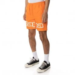 Kappa US Logo Tape Dolm Shorts - Orange Men