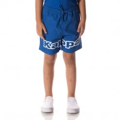 Kappa US Kids Logo Tape Dolm Shorts - Blue
