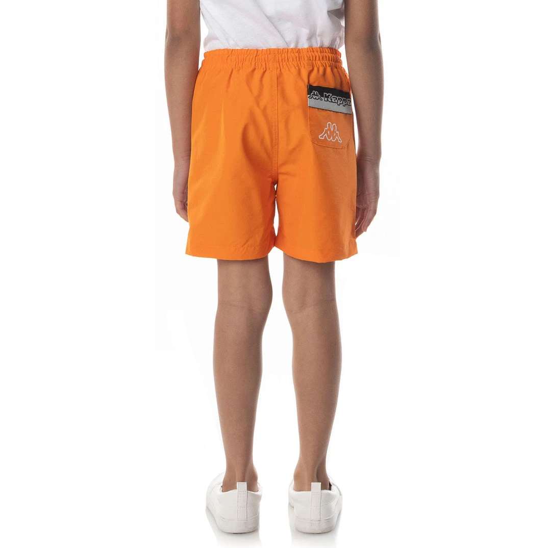 Kappa US Kids Logo Tape Dolm Shorts - Orange 6 Kappa US Kids Logo Tape Dolm Shorts - Orange
