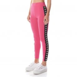 Kappa US Women 222 Banda Anen 2 Leggings - Pink Black