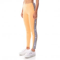 Kappa US Logo Tape Eva Leggings - Light Orange Women