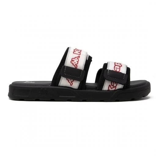 Kappa US Logo Kalente Slides - Black Footwear
