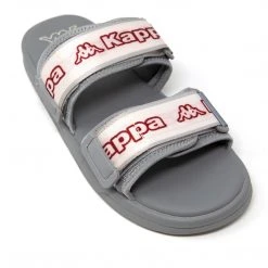 Kappa US Logo Kalente Slides - Grey 7 Kappa US Logo Kalente Slides - Grey