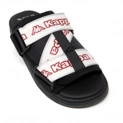 Kappa US Logo Tape Kalpi Slides - Black Footwear